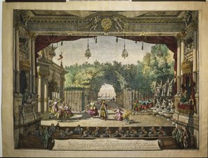 Ballet Le Turc Généreux au Burgtheater de Vienne, 1758 - Bernardo Bellotto