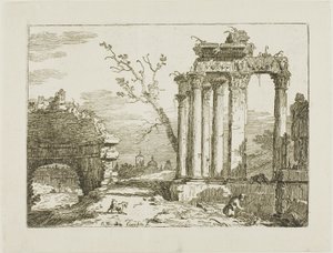 Paysage avec Ruines
