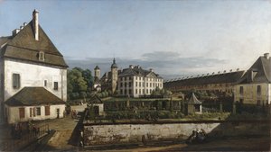 La forteresse de Königstein : Cour avec la Brunnenhaus