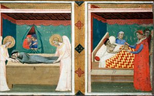 Légende de la Sainte Ceinture (prédelle du polyptyque de Santa Cintola) - Bernardo Daddi