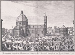 Vue de la ville de Florence, Planche XXI, tirée de 