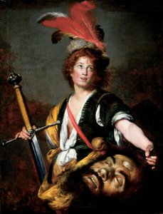 David avec la tête de Goliath