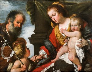 La Sainte Famille - Bernardo Strozzi
