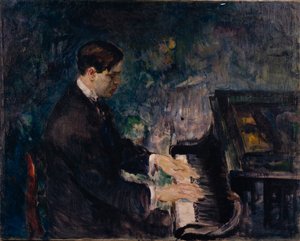 Nils Larsen jouant