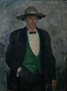 Le peintre Niels Astrup