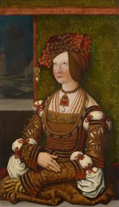 Portrait de Bianca Maria Sforza - Bernhard, Strigel