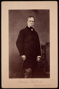 Portrait de George Catlin 1796-1872, vers 1867
