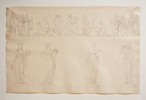 Apollon, les Grâces et les Muses - Bertel Thorvaldsen