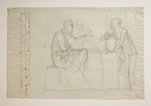 Le Christ et la femme samaritaine - Bertel Thorvaldsen