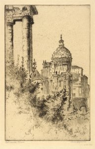 Colonnes, Forum romain - Bertha E. Jaques