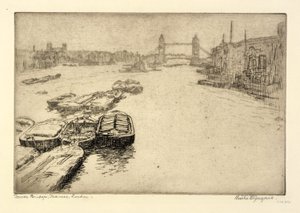 Tower Bridge, Tamise, Londres - Bertha E. Jaques