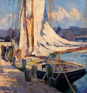 Scène de quai, Gloucester - Bertha Eversfield Perrie