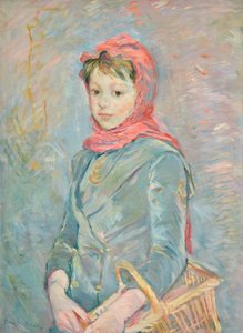 French: Fillette portant un panier - Berthe Morisot