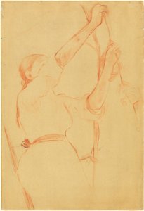 Fille cueillant des cerises, 1891
