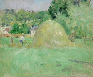 Meules de foin à Bougival, 1883 - Berthe Morisot