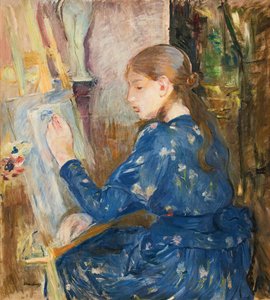Jeune fille écrivant, 1891