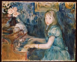 Lucie Léon au Piano, vers 1892