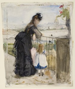 Sur le balcon