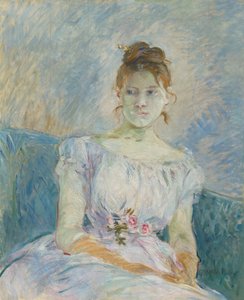 Paula Gobillard dans sa robe de bal, 1887