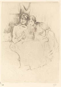 La leçon de dessin - Berthe Morisot