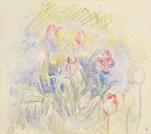 Tulipes, 1890 - Berthe Morisot