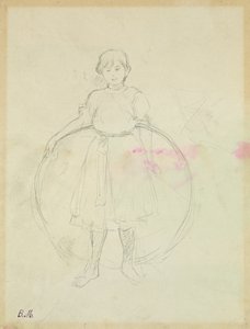 Jeune fille avec un cerceau, 1888