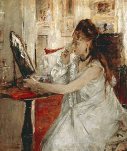 Jeune femme se poudrant le visage - Berthe Morisot