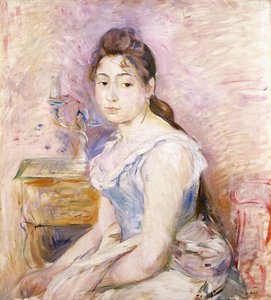 Jeune Fille au Corset Bleu