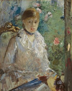 Jeune femme assise devant une fenêtre, appelée Été, 1879
