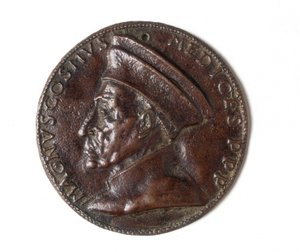 Médaille représentant Cosimo il Grande : recto - Bertoldo di Giovanni