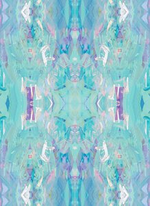 Aqua, 2014 (technique mixte, impression numérique) - Beth Travers