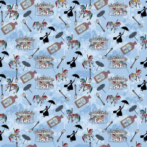 Mary Poppins, 2015 (motif répété) - Beth Travers