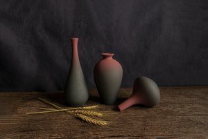 Nature morte avec vases en terre cuite - Betty Liu
