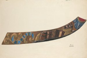 Panneau de nom du schooner - Beverly Chichester