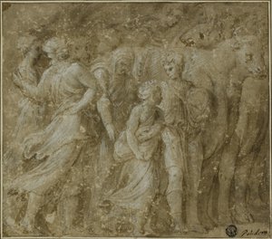 Procession de figures et de bœufs - Biagio Pupini