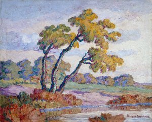 Paysage du Kansas - Birger Sandzen