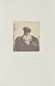 [Vieil homme avec barbe, bonnet de fourrure et manteau de velours] - Bisson Frères