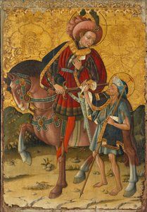Saint Martin partageant son manteau, c. 1440