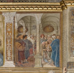 Nef centrale, Quatrième travée nord, Circoncision, Boccaccio Boccaccino 1516-17 - Boccaccio Boccaccino