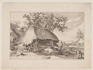 Planche 7, tirée de Paysages avec fermes