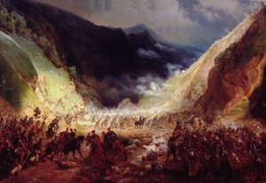 Bataille au canyon de Rotenturm, 1871