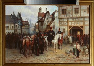 Général Gebhard Leberecht von Blücher avec les cosaques à Bautzen - Bogdan Willewalde