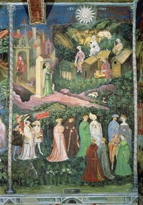 Le Mois de juin, vers 1400 (fresque)
