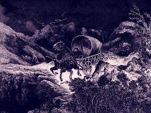 Balade en chariot en Californie de nuit - Bohuslav Kroupa