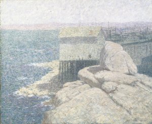 Village de pêche chinois, baie de Monterey, Californie
