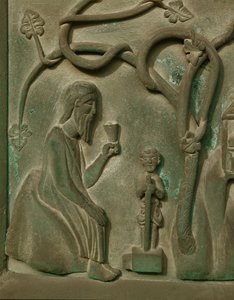Noé boit du vin ... (bronze) - Bonanno Pisano