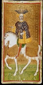 Chevalier de Coupes. Carte de tarot, 1441-1444