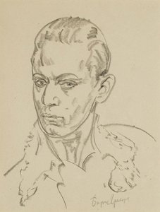Portrait du danseur et chorégraphe de ballet Sergey Lifar 1905-1986 - Boris Dmitrievich Grigoriev