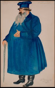 Marchand Dikoy. Costume pour la pièce La Tempête d