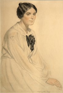 Portrait de Ksenia Nikolayevna Semenova Skalova, 1920